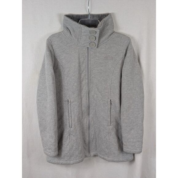 North Face Caroluna Quilted Jacket Gray Women's Size Large - Picture 1 of 16